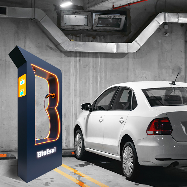 Biogrid en movilidad avanzada - carga de coches eléctricos Bioesol, almacenamiento de energía - Ahorro de energía
